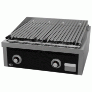 Barbecue à gaz professionnel à poser 800x750x410 mm avec grille en v - PB7508S