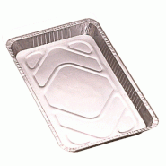 Barquette aluminium gastronome 5350cc 52,5x32,5x4cm - par 100