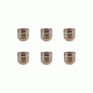Bjorn Tasse GENESIS 15cl - 6 pièces - Basalte - marron 3701488308677 Bjorn Tasse GENESIS 15cl - 6 pièces - Basalte - marron 3701488308677