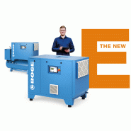 Compresseur à vis série E BOGE - 4 à 30 kW - Lubrifié à l'huile - Refroidi par air