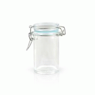 ECOLOMIQUE - 12 Pcs - Mini bocal en verre avec joint silicone bleu clair 65 ml Diam: 4,5 cm 4,4 x 4,2 x 8,3 cm - ECO210BOKA65 - transparent verre ECO2 ECOLOMIQUE - 12 Pcs - Mini bocal en verre avec joint silicone bleu clair 65 ml Diam: 4,5 cm 4,4 x 4,2 x 8,3 cm - ECO210BOKA65 - transparent verre ECO2