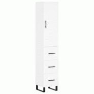 Helloshop26 - Buffet bahut commode armoire meuble de rangement organisateur cuisine salle de séjour salon haut 34,5 x 34 x 180 cm 02_0032428 - 300021 Helloshop26 - Buffet bahut commode armoire meuble de rangement organisateur cuisine salle de séjour salon haut 34,5 x 34 x 180 cm 02_0032428 - 300021
