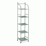Helloshop26 - Étagère verticale polyvalente pour salle de bain cuisine salon 145 x 33 x 28 cm en métal noir 13_0011509 - vert métal 3000245805542 Helloshop26 - Étagère verticale polyvalente pour salle de bain cuisine salon 145 x 33 x 28 cm en métal noir 13_0011509 - vert métal 3000245805542