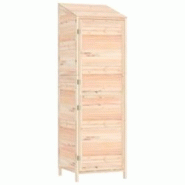 Helloshop26 - Remise de jardin 55 x 52 x 174,5 cm bois de sapin solide marron 02_0044051 - 3000219947360 Helloshop26 - Remise de jardin 55 x 52 x 174,5 cm bois de sapin solide marron 02_0044051 - 3000219947360
