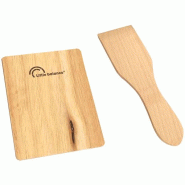 LITTLE BALANCE Set 4 spatules + 4 planchettes bois - beige 035-1199770