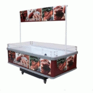 Location bac libre-service grande capacité - 653 litres - Idéal pour boucherie avec vitrine réfrigérée en froid positif ventilé Location bac libre-service grande capacité - 653 litres - Idéal pour boucherie avec vitrine réfrigérée en froid positif ventilé