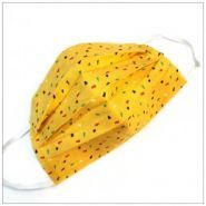 Mask-3p-confettis-jaune - masque en tissu - vdm - lavable à 60 degrés