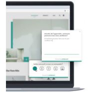 Module virtuel de gestion de la satisfaction sur votre site web website widget