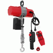 Palan électrique à chaîne 990 kg 6 m 850 W 230 V avec télécommande sans fil - Cycle de travail élevé MW Tools KT1006MR