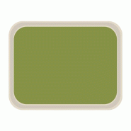 Plateau de service en polyester America vert - 460 x 360 x 15 mm - ROLTEX - 0615402134163