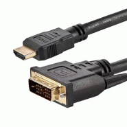 StarTech Cble HDMI® vers DVI-D de 1,8m - Mle / Mle - Noir