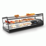 Vitrine réfrigérée à tapas KUBE - 3 niveaux - 4 bacs GN 1/3 ou cuve plane - 970 mm | Sayl Barcelona - Cuve plane