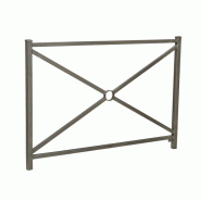 Barrière de Ville BLOIS - Longueur 1470 mm - Cadres simple croix ou grillagé - Hauteur hors sol 1026 mm Barrière de Ville BLOIS - Longueur 1470 mm - Cadres simple croix ou grillagé - Hauteur hors sol 1026 mm