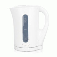 Bouilloire Emerio 1,7 L – Arrêt automatique – Protection surchauffe – Indicateur niveau d’eau – 2200 W – WK-123483.1 Blanc - blanc plasti