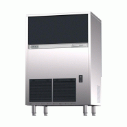 BREMA - Machines à glaçons pleins cubiques 90 kg/24h, réserve 55 kg, condenseur air - CB 955 AHC/BQUBE-1 - argenté Acier inoxydable 18/8 136910