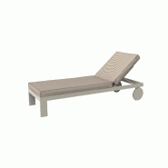 Chaise longue Posidonia - écru