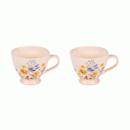 Coffret de 2 déjeuner Céleste 39 cl - Décoré Rond Porcelaine Table Passion 14.5x11 cm - multicolore porcelaine 3106232313271 Coffret de 2 déjeuner Céleste 39 cl - Décoré Rond Porcelaine Table Passion 14.5x11 cm - multicolore porcelaine 3106232313271