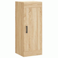 Helloshop26 - Armoire murale élégante avec rangement 34,5 x 34 x 90 cm en bois d'ingénierie chêne sonoma 02_0048953 - Bois massif 3000235574281