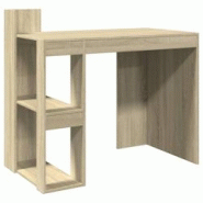 Helloshop26 - Bureau table poste de travail meuble d'ordinateur informatique étude chêne sonoma 103,5 x 56,5 x 94 cm bois 02_0023638 - 3000214427249 Helloshop26 - Bureau table poste de travail meuble d'ordinateur informatique étude chêne sonoma 103,5 x 56,5 x 94 cm bois 02_0023638 - 3000214427249