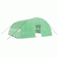 Helloshop26 - Serre tente abri plante fleur légumes avec cadre en acier 36 m² 6 x 6 x 2,85 m vert 02_0044582 - 3000220263756 Helloshop26 - Serre tente abri plante fleur légumes avec cadre en acier 36 m² 6 x 6 x 2,85 m vert 02_0044582 - 3000220263756