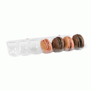 Insert transparent pour boîte de 7 macarons par 25