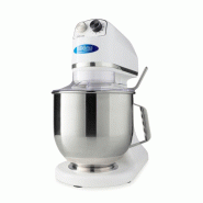 Mixer planétaire professionnel 7 L - 11 vitesses, 2 kg de pâte - blanc