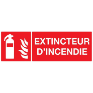 Panneaux adhésifs 330x75 mm prévention incendie - ADPNG-TL08/XI_0