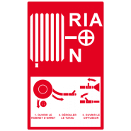 Panneaux rigides 200x330 mm prévention incendie - PNGPSC-NV04/RIAN_0