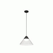 Suspension LED Ark Beneito & Faure 6W 3000K 90º Noir/Gris, Design conique pour intérieurs - Éclairage élégant - blanc 8436590203736