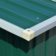 VidaXL Abri de jardin 257x298x178 cm Métal Vert Modèle Vega - 143340