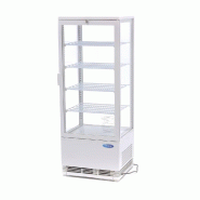 Vitrine réfrigérée positive ventilée - 98 L - Blanche | Maxima