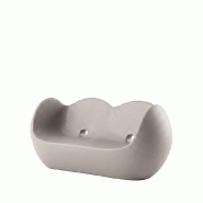 Canapé design in & out BLOSSY - blanc brume