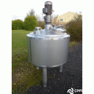 Cuve Alfa Laval 500 L - Agitation tripale - Inox 304 L - N° CUV278 Cuve Alfa Laval 500 L - Agitation tripale - Inox 304 L - N° CUV278