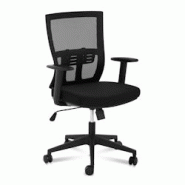Fromm & Starck - MSW Chaise De Bureau Fauteuil Siège Ergonomique Confortable Roulante Ordinateur Réglable Inclinable Synchrone Support Lombaire - 40