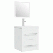 Helloshop26 - Meuble lavabo avec bassin intégré 41 x 38,5 x 48 cm blanc bois d'ingénierie 02_0006858 - 3000371647764 Helloshop26 - Meuble lavabo avec bassin intégré 41 x 38,5 x 48 cm blanc bois d'ingénierie 02_0006858 - 3000371647764