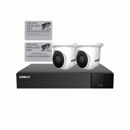 Kit vidéosurveillace 1 enregistreur + 2 caméras ip turret - comelit - iptkit4n04pafr Kit vidéosurveillace 1 enregistreur + 2 caméras ip turret - comelit - iptkit4n04pafr