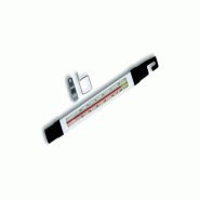 Schneider - Thermomètre, -30 à +20 °C, Longueur : 265 mm - noir plastique 160028