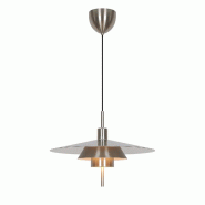 Suspension Latika  Métal Chrom brossé ,  H. 32,5 - IP20 - E27 /  DFTP Intérieur - métal 5704924026812