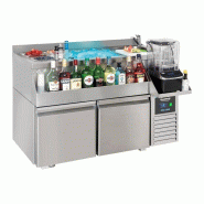 Table réfrigérée 2 portes avec bar à cocktails l760mm 7489.6000 COMBISTEEL