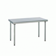 Ts15n600 - table inox centrale profondeur 600 mm - tournus - p600xh900 mm