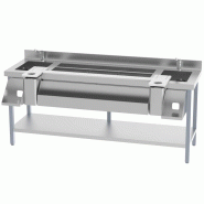 Bar Station 2000N Infrico - BST2000N - acier inox 304 - 2000x600x944mm - cuve à glaçons réfrigérée