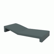 Chaise longue design JUT - vert