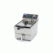 Friteuse - 10 L - 1 panier - avec robinet de vidange Friteuse - 10 L - 1 panier - avec robinet de vidange