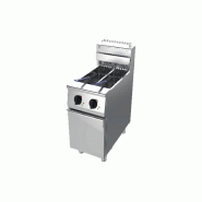 Friteuse électrique à 2 cuves de 12,5 litres sur meuble avec porte 420x832x850 mm - VIRTUS - 0615402398442
