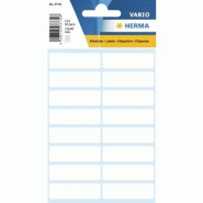 HERMA 112 étiquettes blanches multi-usage, format 13 x 40 mm (7 feuilles 9x16 / cdt) - 3739