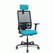 Piqueras y Crespo Silla Bormate asincro malla negra asiento bali turquesa brazos 2D ruedas 65mm cabecero regulable - bleu multi-matériau 405ASM840B39 Piqueras y Crespo Silla Bormate asincro malla negra asiento bali turquesa brazos 2D ruedas 65mm cabecero regulable - bleu multi-matériau 405ASM840B39