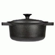 RISOLI' cocotte le pignatte fonte d'aluminium haute epaisseur induction avec couvercle en fonte d'alu cm 20 - aluminium 00097PIN/20P_0