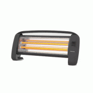 TAURUS radiateur à quartz 1200w PR2SLIM - noir 8414234306494
