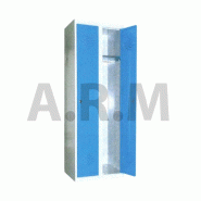 Vestiaires avec fermeture standard cadenassable pour Industrie propre