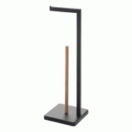 WellHome - Porte-rouleaux de réserve 'Natureo' noir Ø20x64,5cm - noir WH13993_0